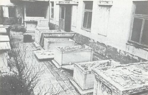 Tombs of the Orthodox Patriarchs destroyed by the Turks.