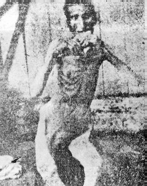 Armenian woman victim of forced starvation. Hopefully it was not her last meal.