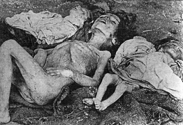 Armenian family, massacred by the Turks.