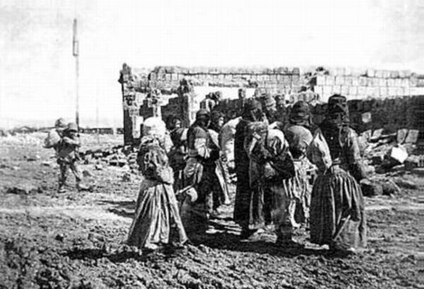 Assyrian refugees in Alexandropol.
