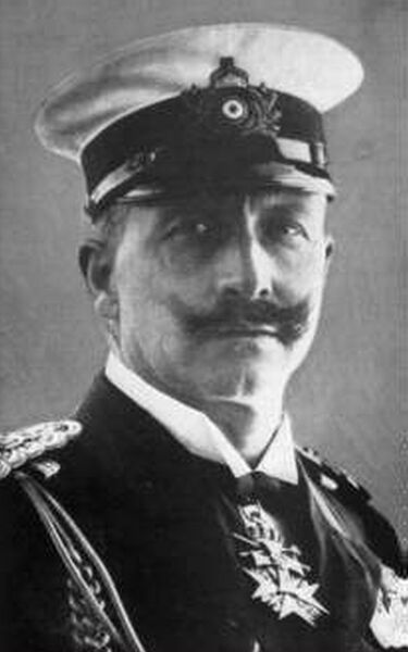 Kaiser William II, in naval uniform.