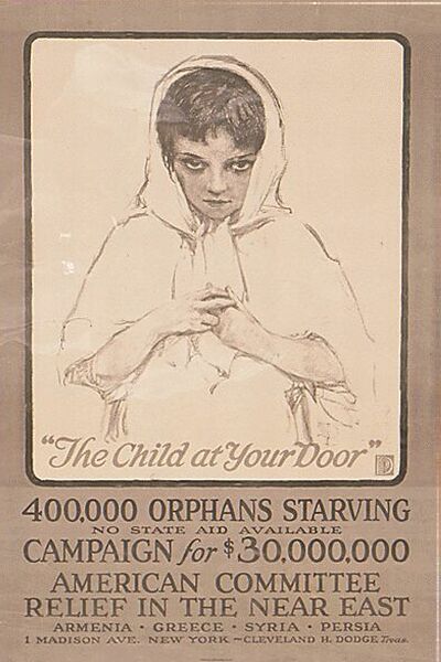 "The Child at Your Door" 400,000 ORPHANS STARVING NO STATE AID AVAILABLE (...)
