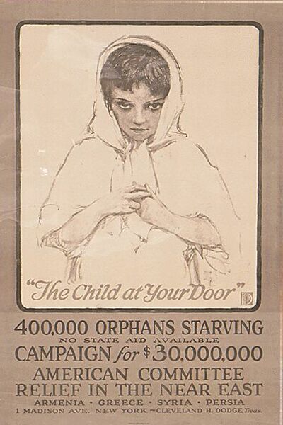 "The Child at Your Door" 400,000 ORPHANS STARVING NO STATE AID AVAILABLE (...)