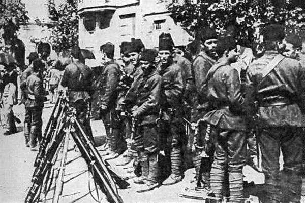 Mobilization of the Turkish army.