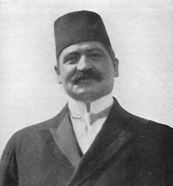 Talaat Pasha, ex-Grand Vizier of Turkey.