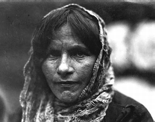 A refugee woman. After the Turks systematically killed the Christian men the women and children became easy targets.