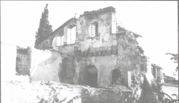 Destruction of the Church of Saints Constantine and Helene of Ypsomatheion.