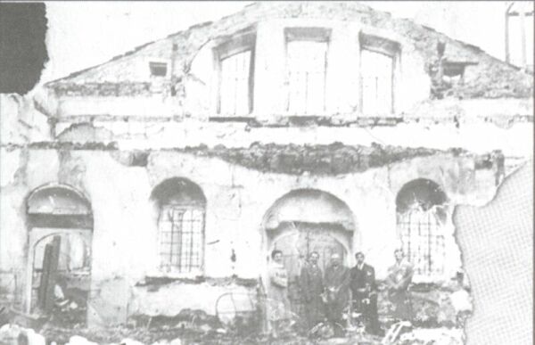 Destruction of the Church of Virgin Mary.