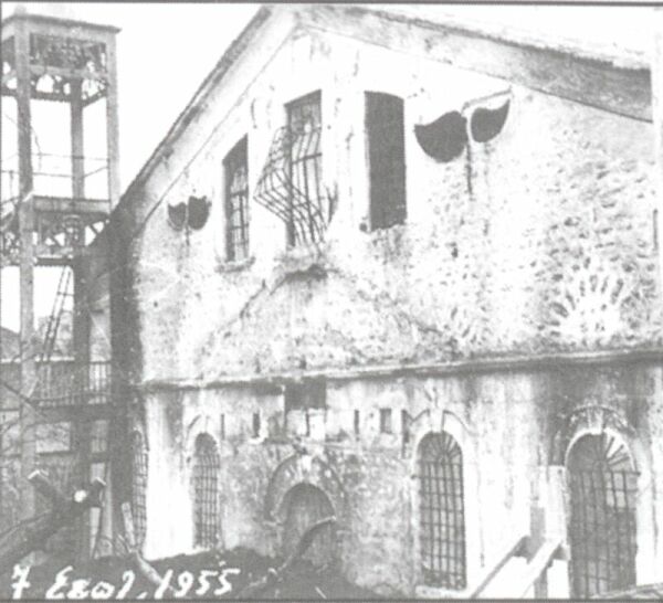 Destruction of the Church of Virgin Mary.