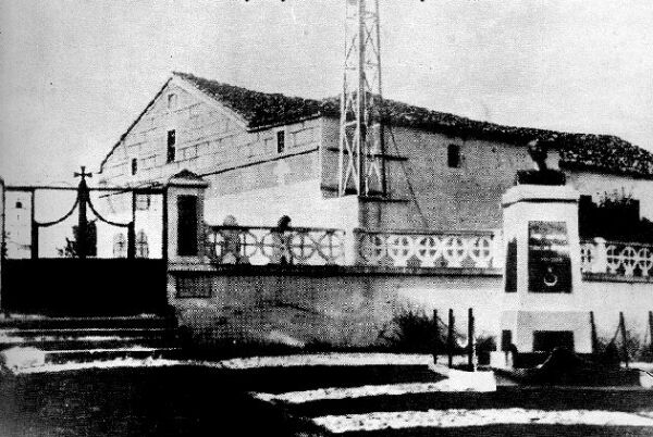 Statue of Mustafa Kemal in front of the church of Saint Nicolas of Marmara. Turkey completely disrespects the Treaty of Lausanne.