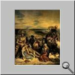 Massacre at Chios, painted by Eugène Delacroix in 1824.