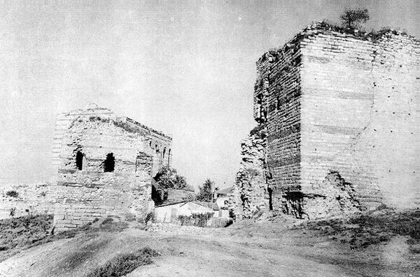 Constantinople. The ancient walls. Another view.