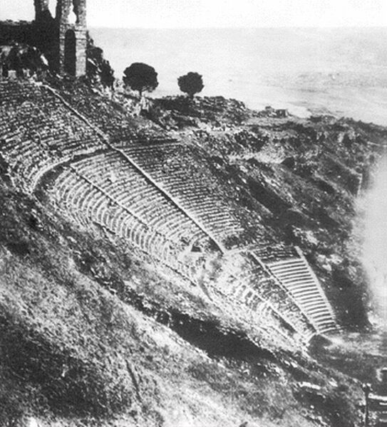 Pergamum, Ionia. The ancient theater.