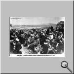 Ottomans praying freely in an area controlled by the Hellenic Army during the war against Turkey.