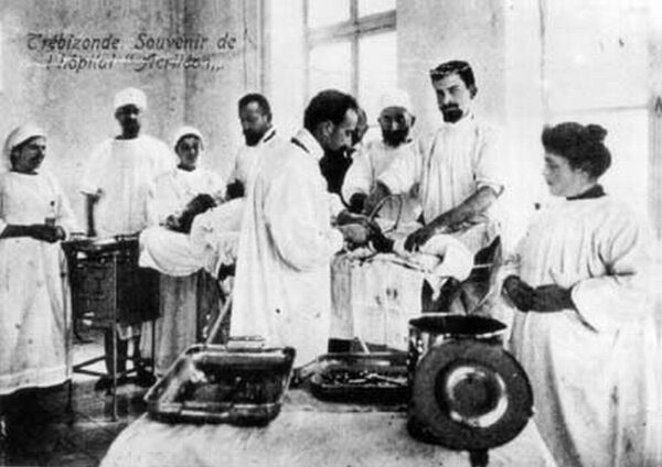 Trebizond, Pontos. Akrition Hospital (1914). The surgery room.