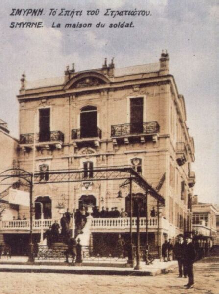 The House of the Hellenic Soldier in Smyrna: before the fire.