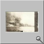 Buildings on fire at the quay. 14.Sep.1922. 09:00 AM.