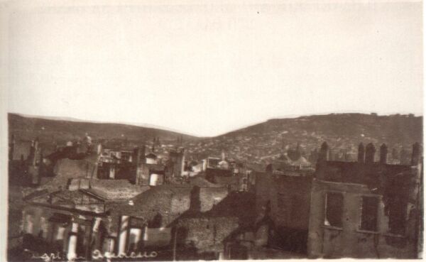 The Armenian quarter of Smyrna: after the fire.