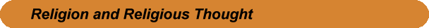 Religion and religious thought