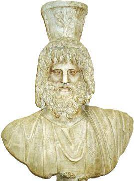 Bust of the god Serapis