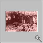 Hellenic families crying for their relatives, killed by the Turks.