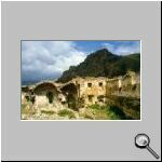 Remains of an Hellenic school in Pontos. Frontistirio Agios Georgios Arguroupolis.