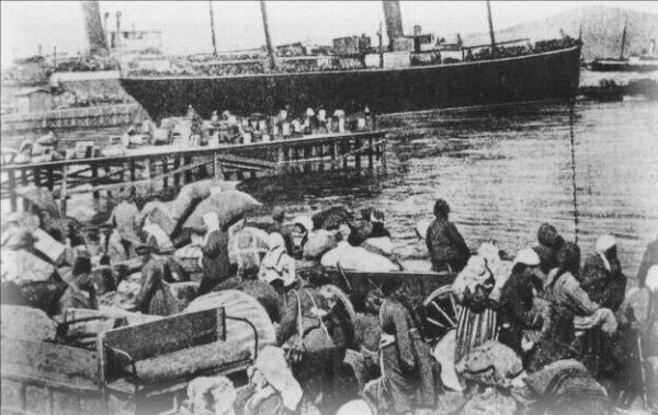 Refugees from Smyrna.