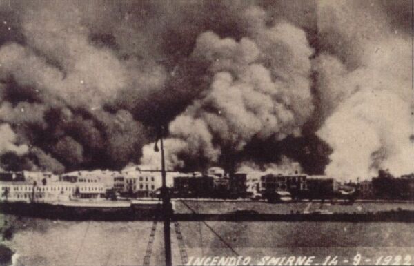 The city on fire. 14.Sep.1922.
