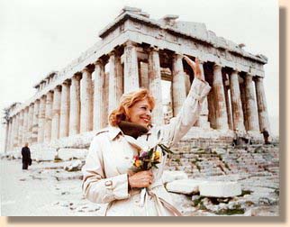 Melina at the Acropolis